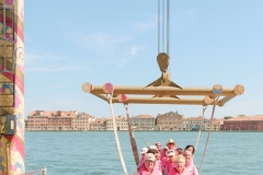 Pink Lioness in Venice