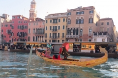 Angelo Boscolo alla Regata delle Befane Venezia 2019