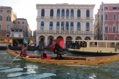 Angelo Boscolo alla Regata delle Befane Venezia 2019