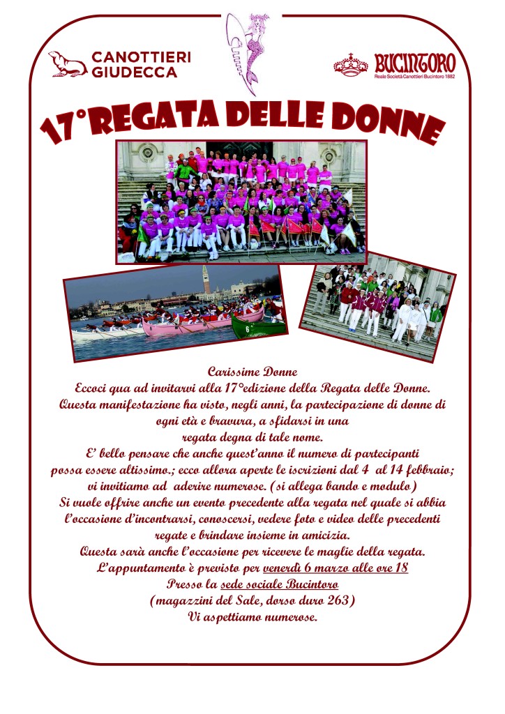 Regata delle donne 2015_invito