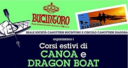 Corsi estivi di canoa e dragon boat, per bambini e ragazzi dagli 8 ai 12 anni