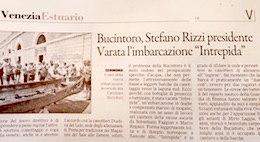 Gazzettino 29 maggio 2017, Varo dell'Intrepida