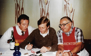 Enzo Rinaldo, Pietro Grimani and Nino Bianchetto fixent les règles